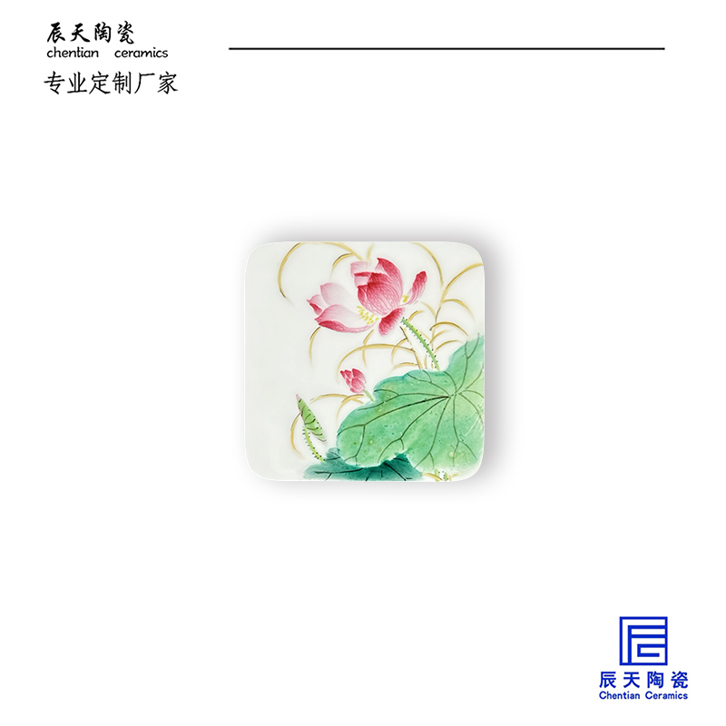 <b>客戶定制 中式花鳥手繪陶瓷瓷片</b>